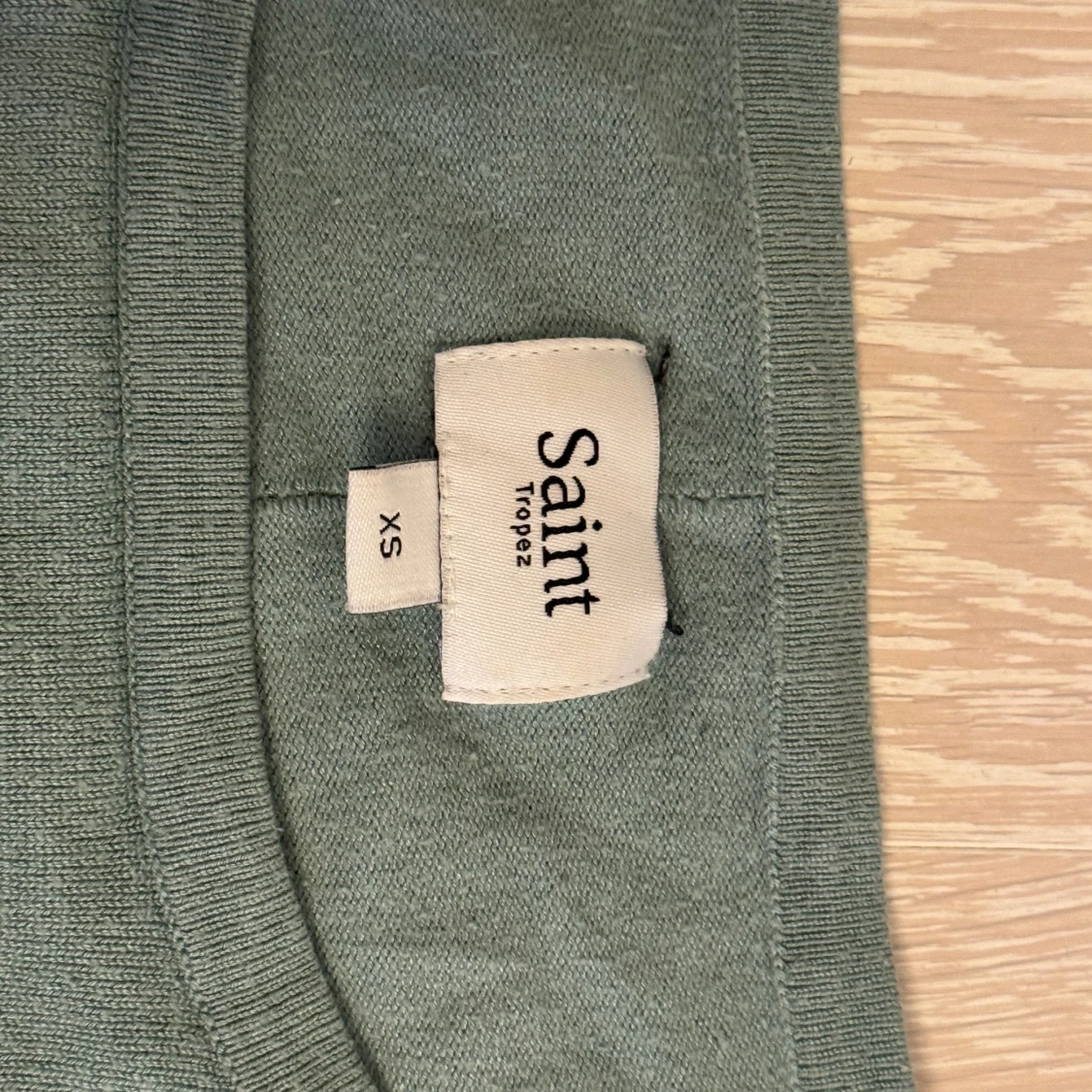 Grön stickad tröja från Saint Tropez - 1