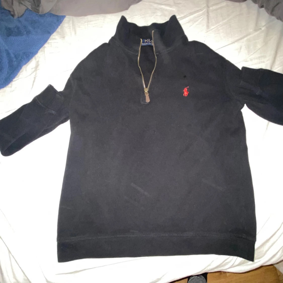 Svart half zip tröja från Polo Ralph Lauren