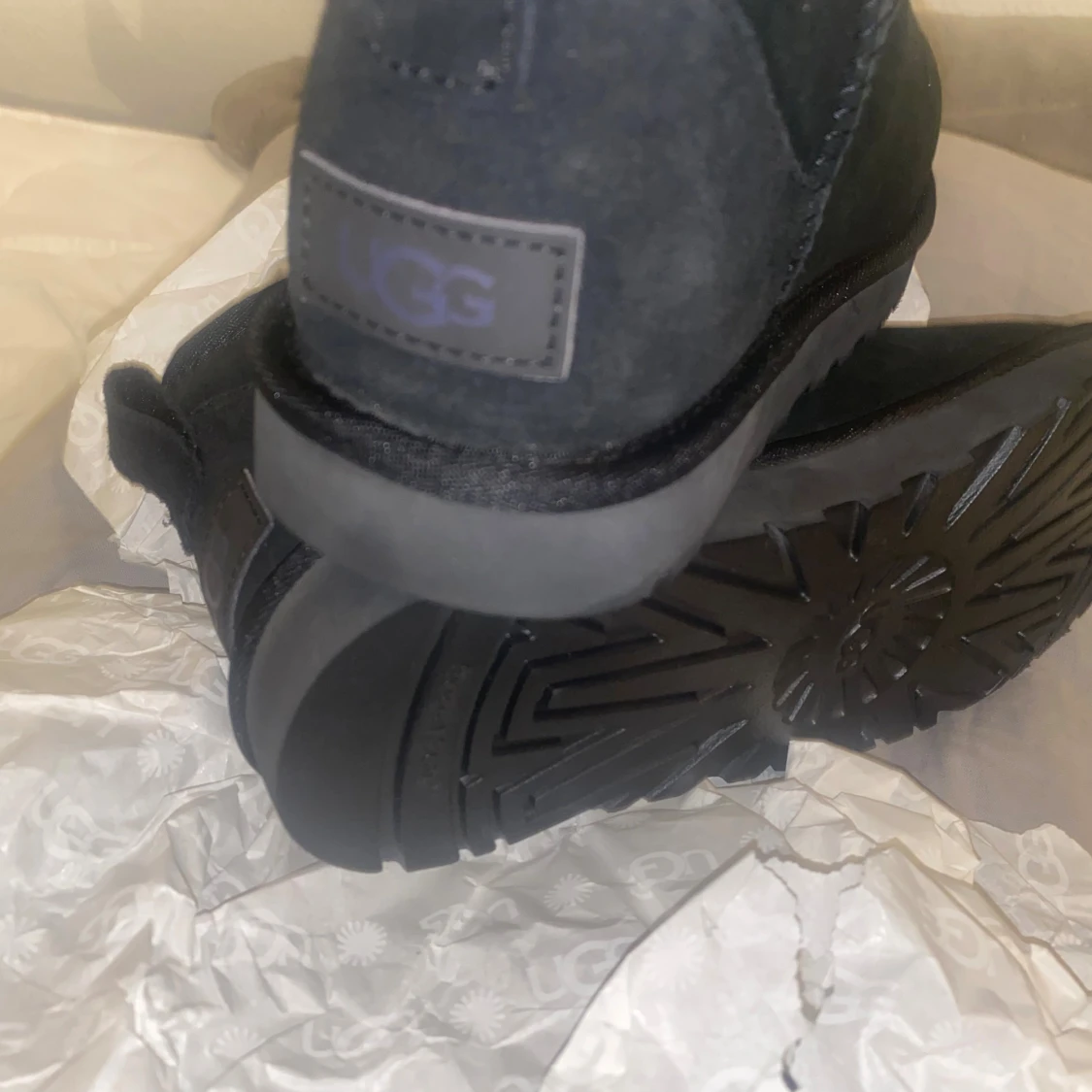 Svarta UGG boots i mocka - 2