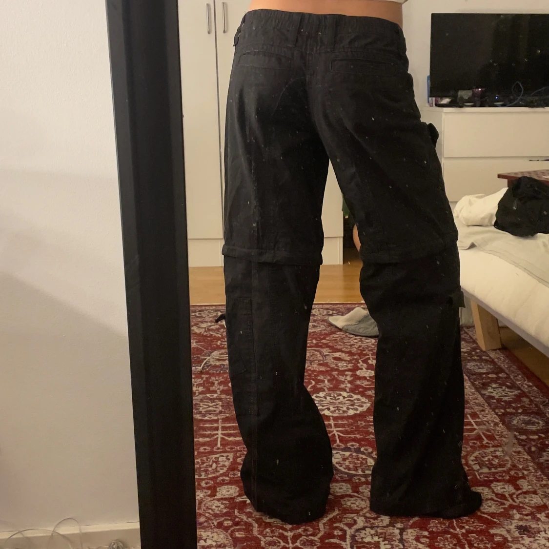 Svarta baggy cargos - 3
