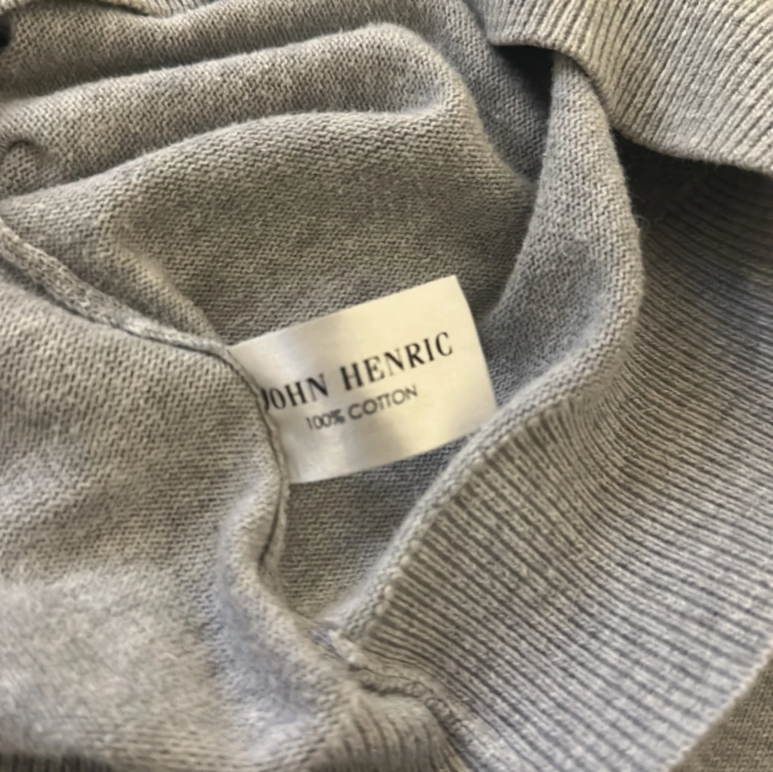 Ljusgrå stickad tröja John Henric - 4