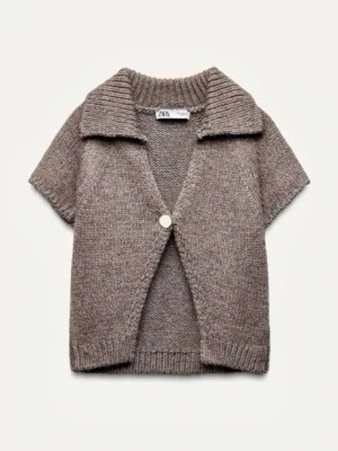 Beige/grå stickad kofta från Zara!!!