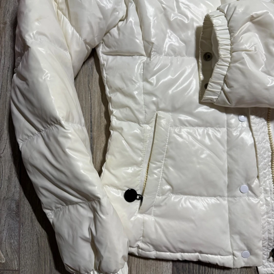 Vit pufferjacka från Benetton - 2