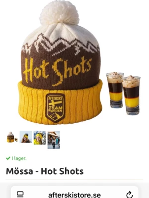 Afterski mössa  - Hot shot mössa till afterskin. Jätte snygg, använd 1 gång!! Köpt på afterskistore 