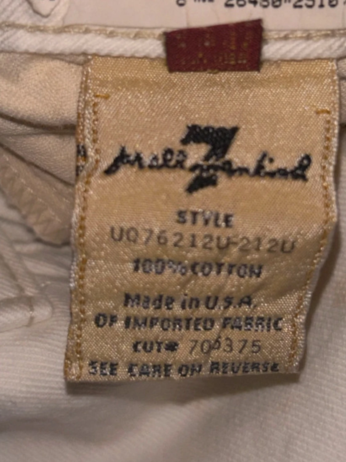 Vita bootcut jeans från 7 for all mankind xs/s - 4