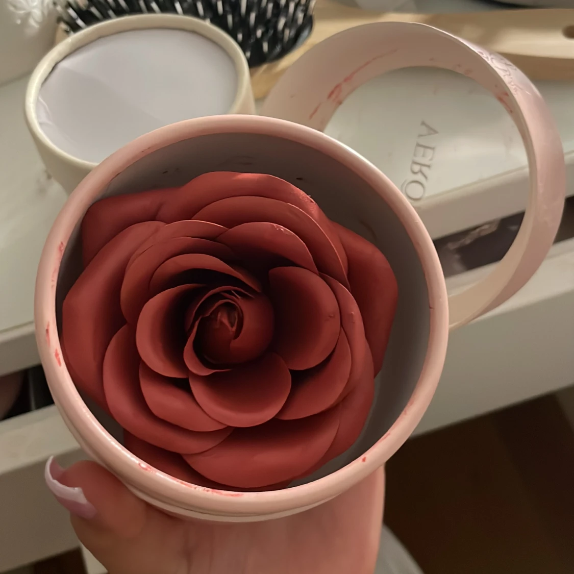 Rosformad rouge och highlighter - 1