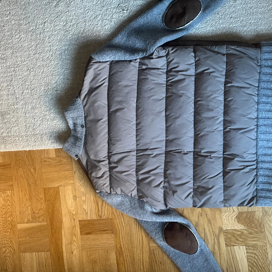 Brun och grå pufferjacka Gran Sasso - 2