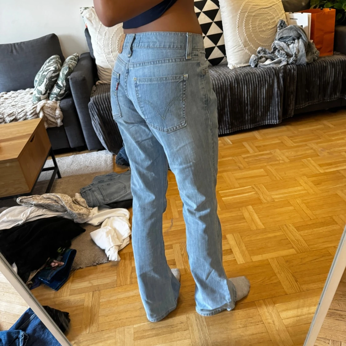 Blå jeansbyxor från Levi's - 91