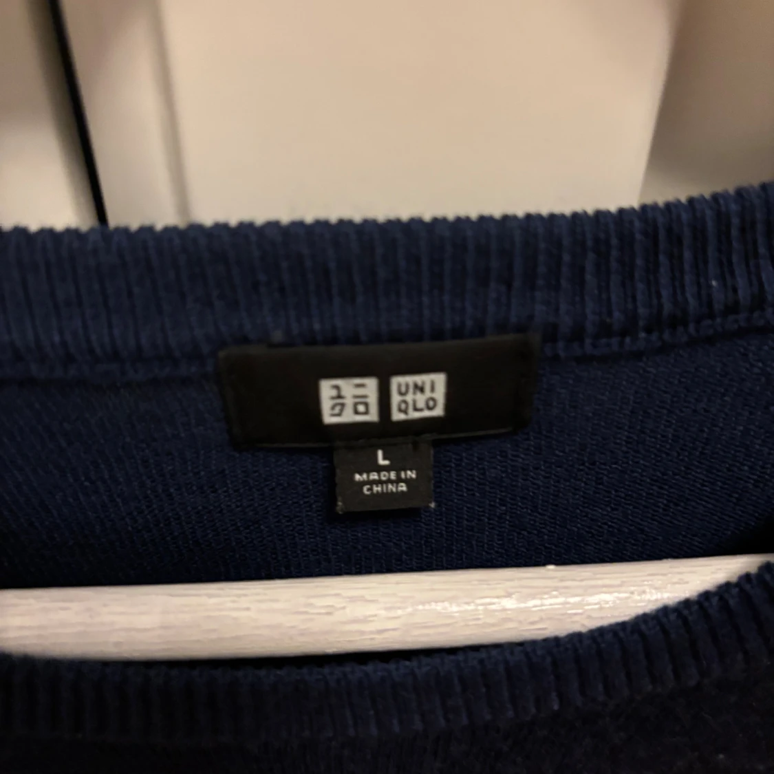Blå stickad tröja från Uniqlo - 2