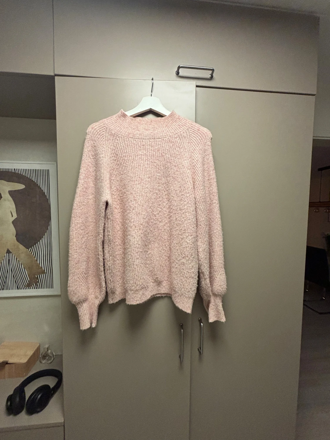 Ljusrosa stickad tröja KappAhl S - 2