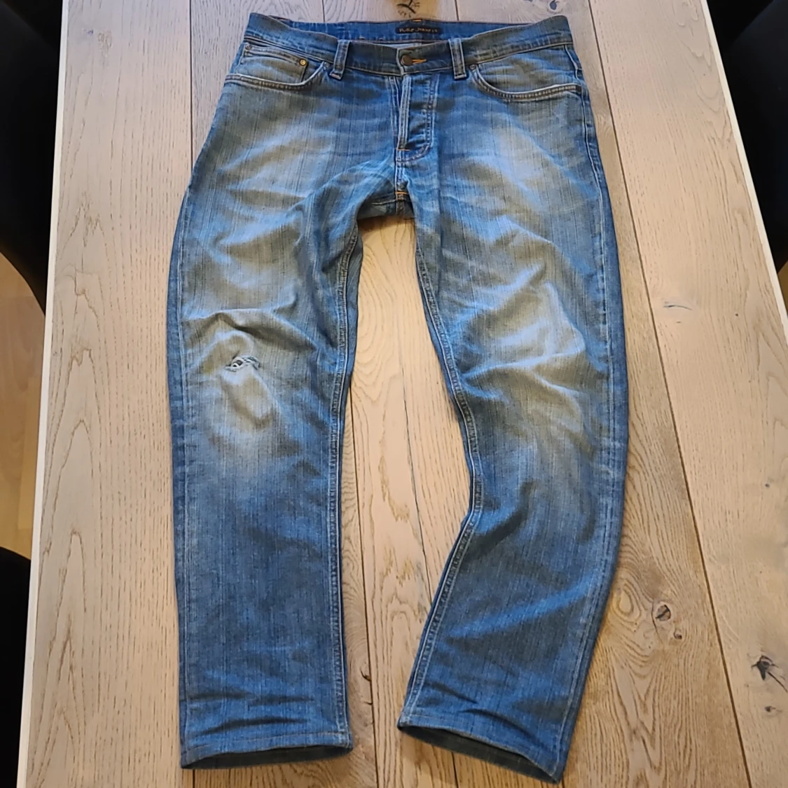Blå Nudie Jeans, storlek 32/32 - 2