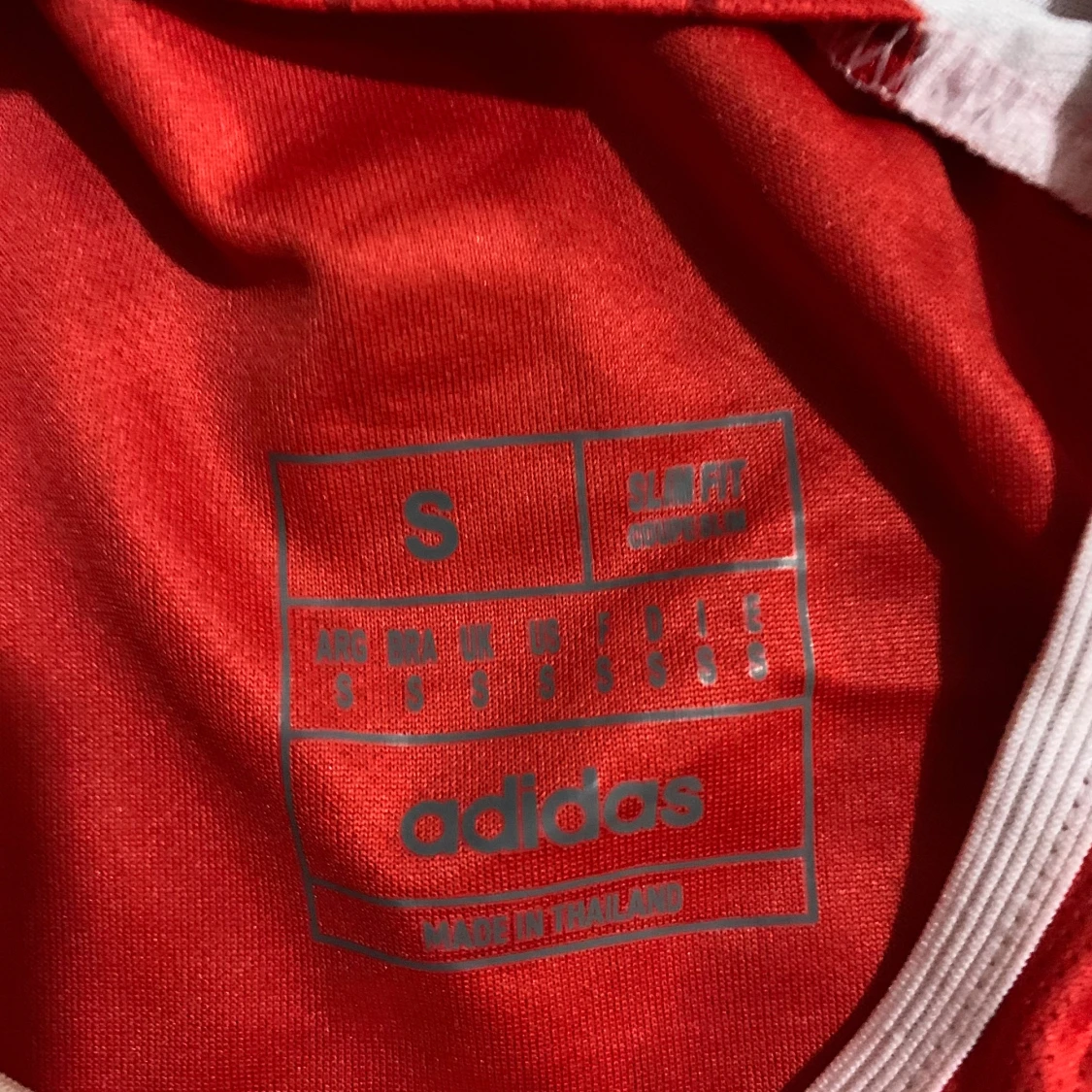 Arsenal röd fotbollströja Adidas S - 2