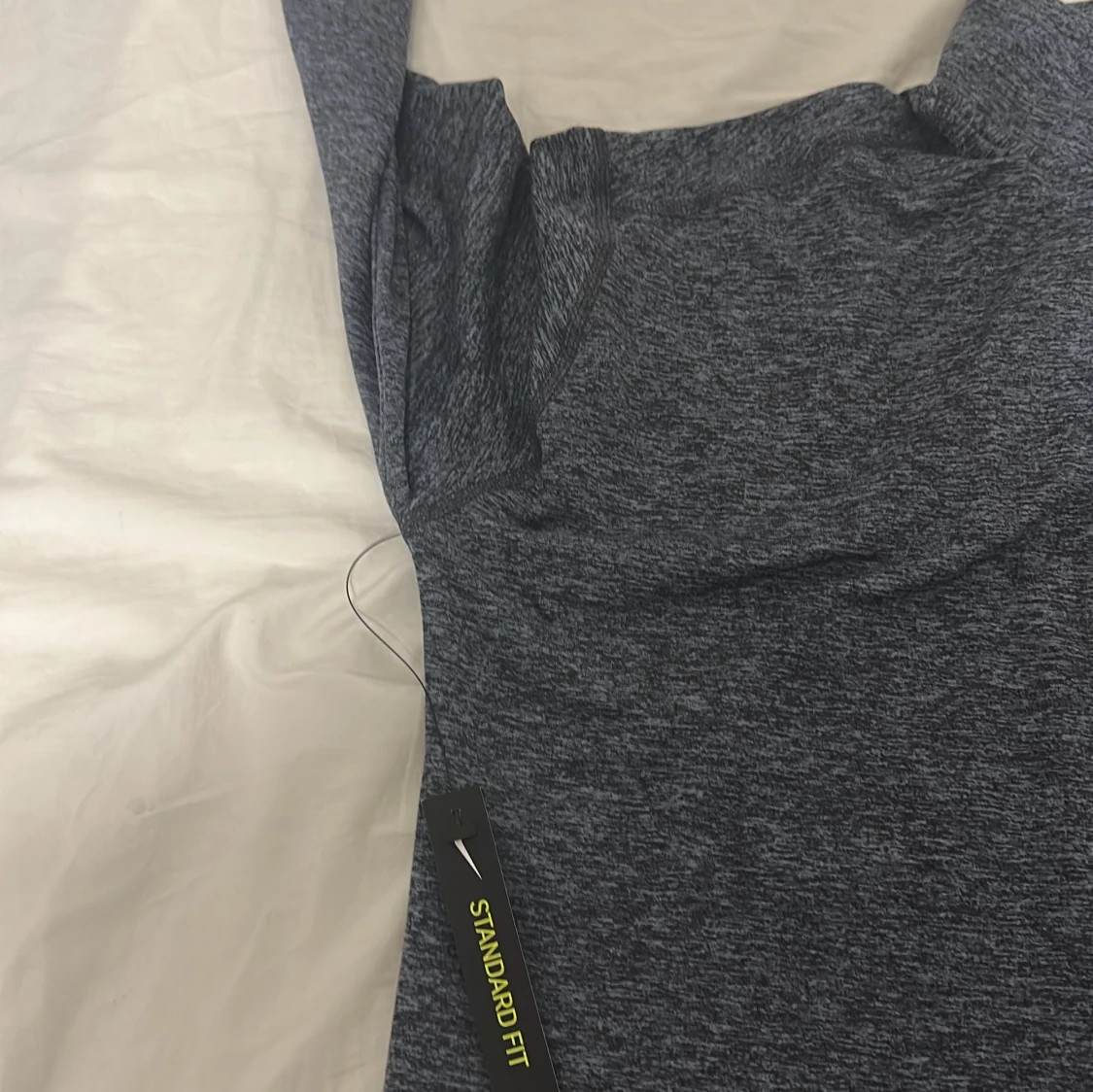 Nike mörkgrå långärmad half zip tröja - 3