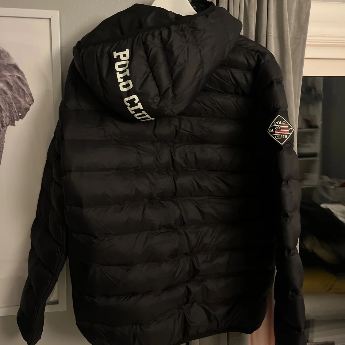 Svart pufferjacka Polo Club S - 2