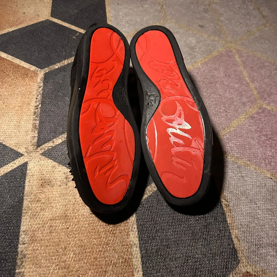 Svarta Louboutin sneakers - 1