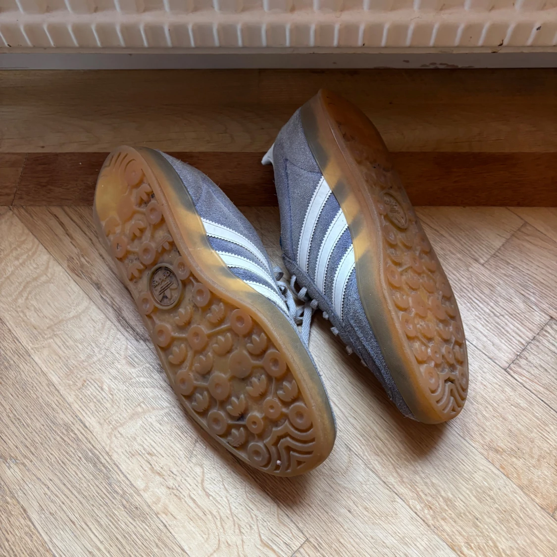 Adidas Samba grå mocka sneakers - 1