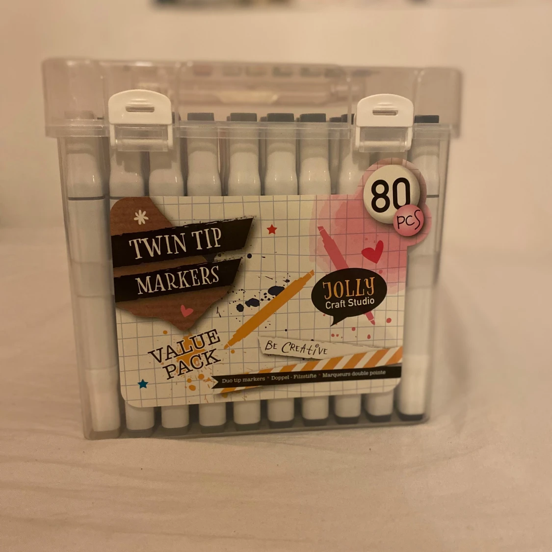 Jolly Craft Studio Twin Tip Markers 80-pack - 1