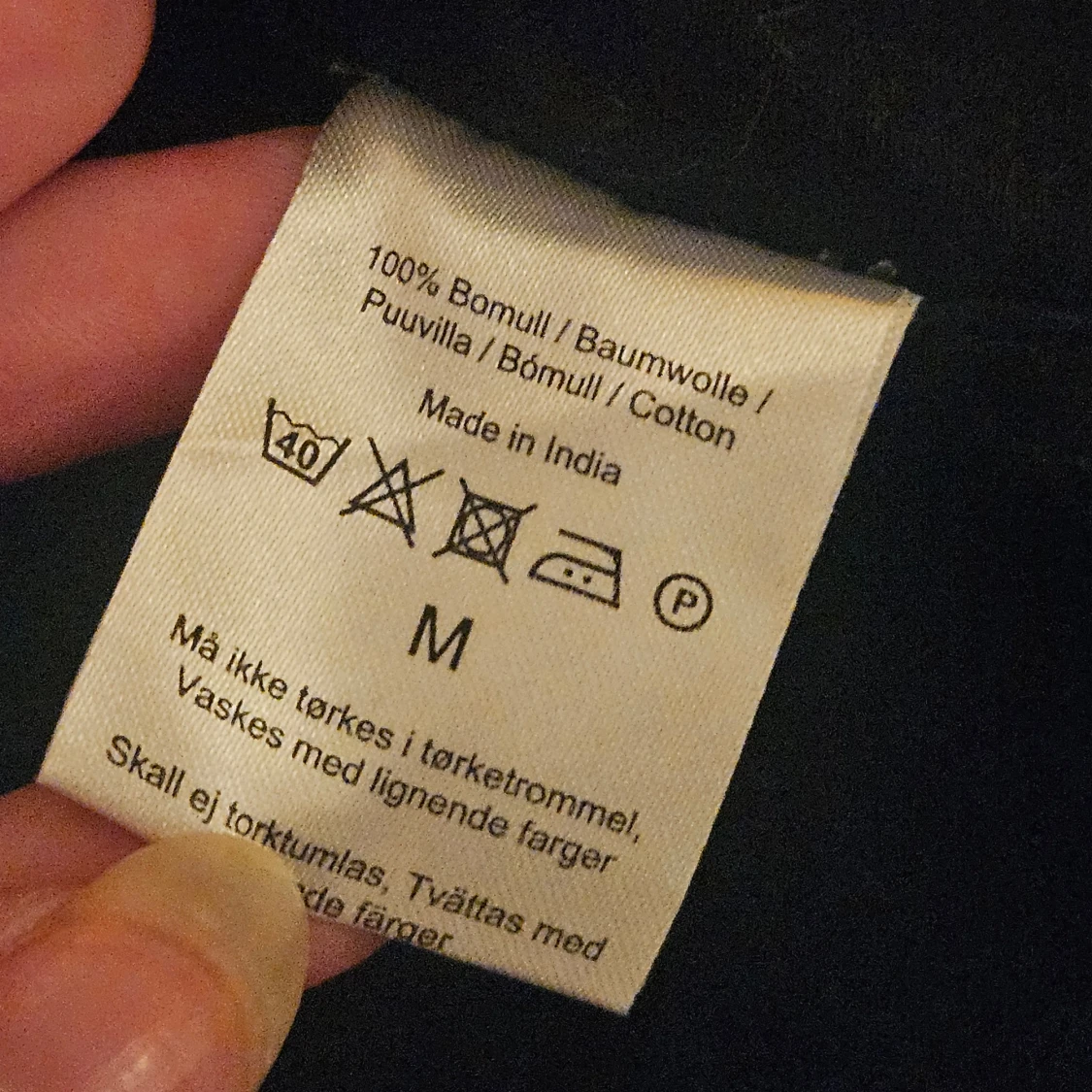 Svart skjorta från Dressmann Slim Fit - 3