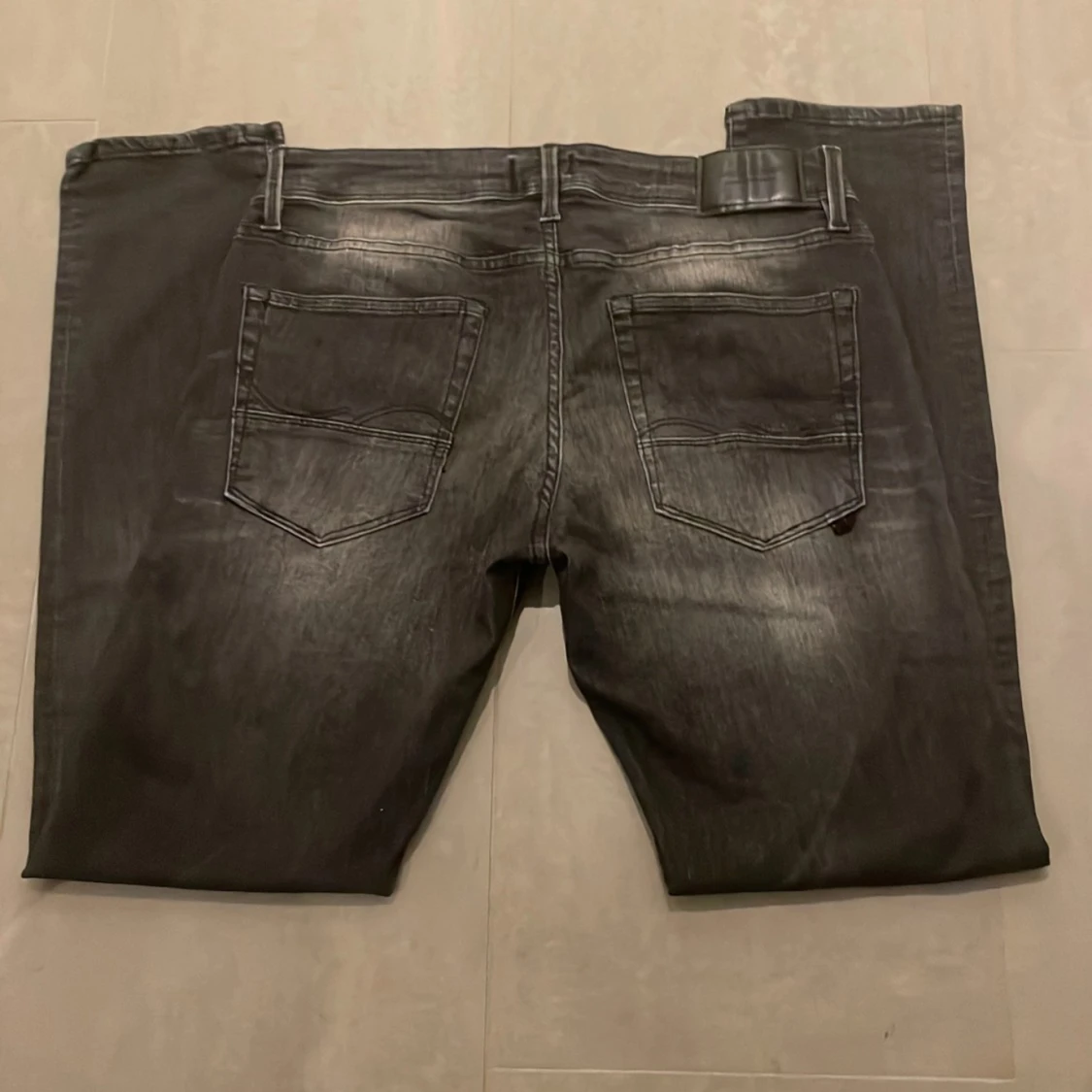 Svarta slim jeans Slim/Glenn - 91