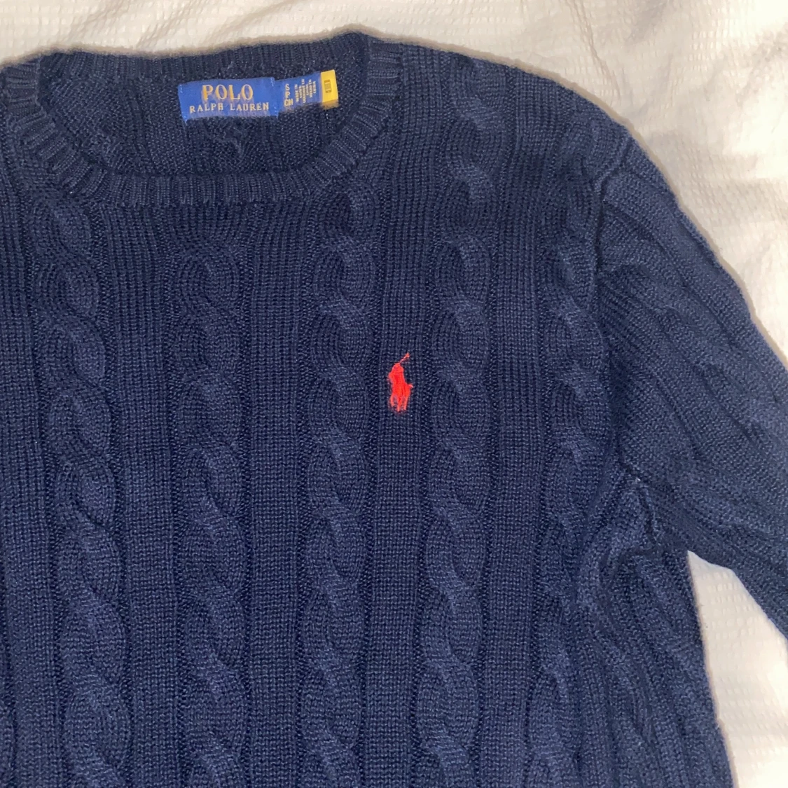 Grå kabelstickad tröja Polo Ralph Lauren - 2