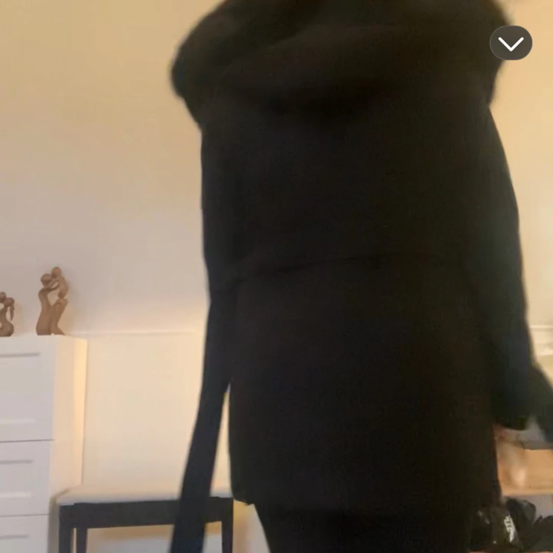 Hoolister Svart kappa med  - 1