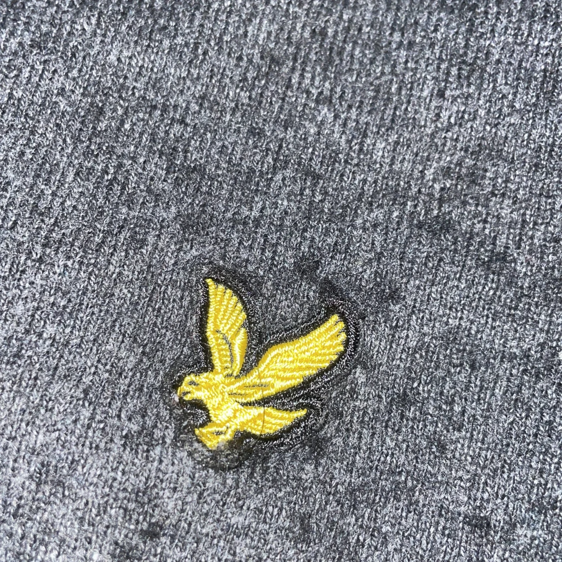 Svart stickad tröja Lyle & Scott  - 3