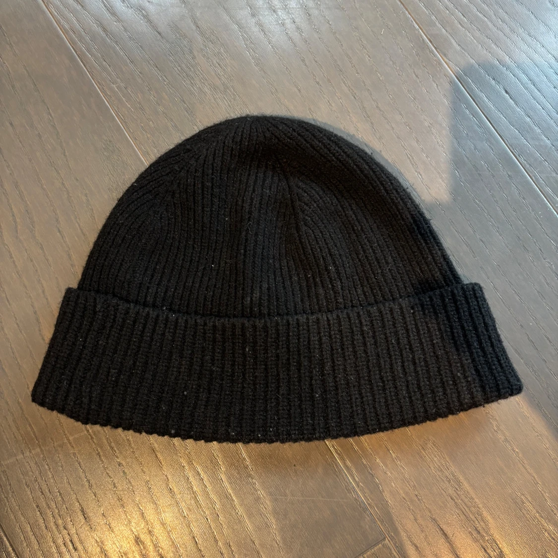 Svart ribbstickad mössa från Polo Ralph Lauren - 1