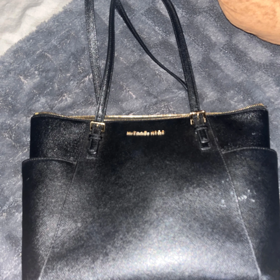 Svart Michael Kors handväska i skinn - 4