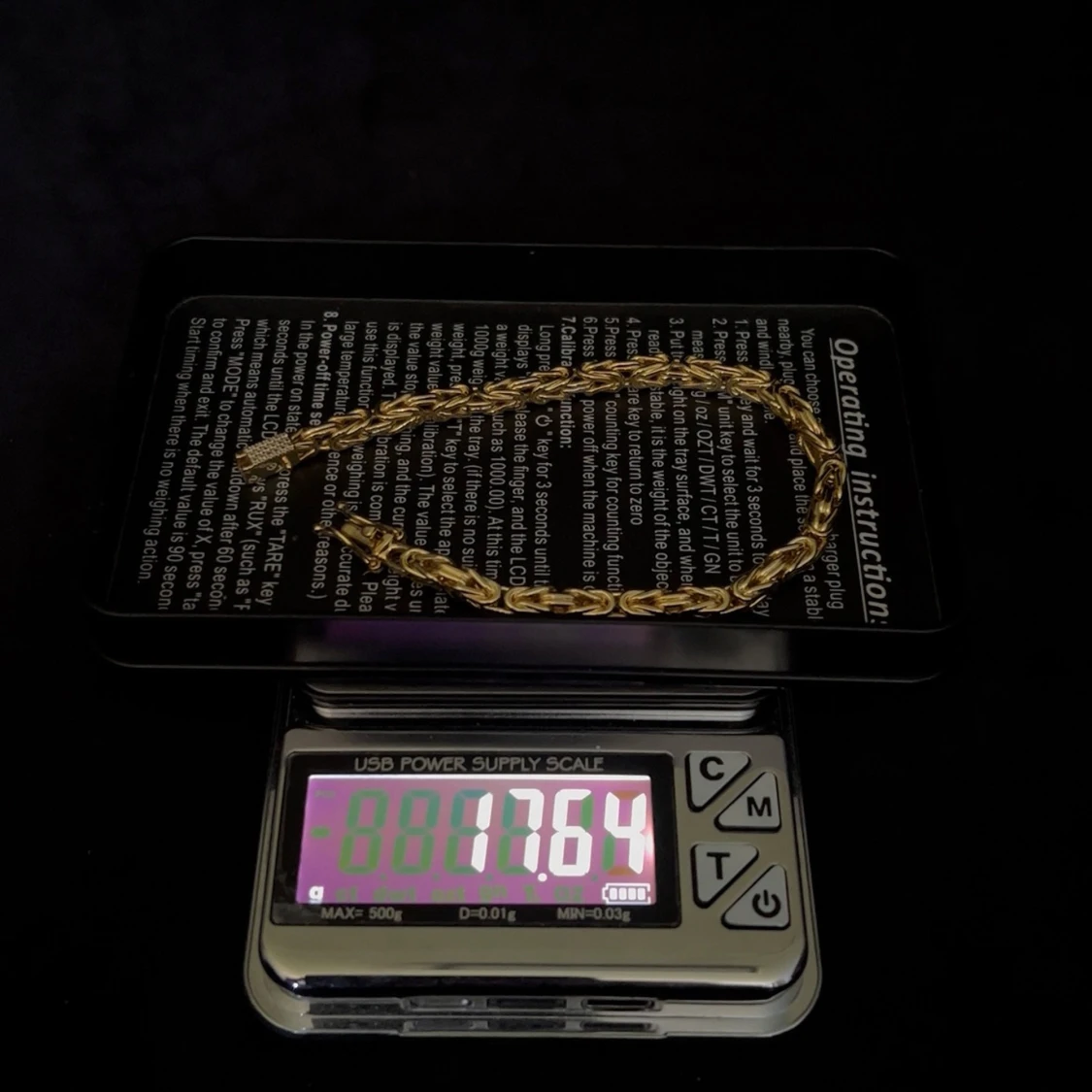 Kejsarlänk Armband Äkta Guldplätering - 2