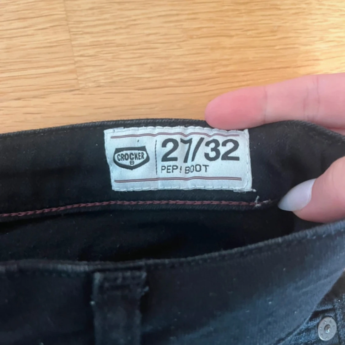 Svarta bootcut jeans Crocker 27/32 - 2