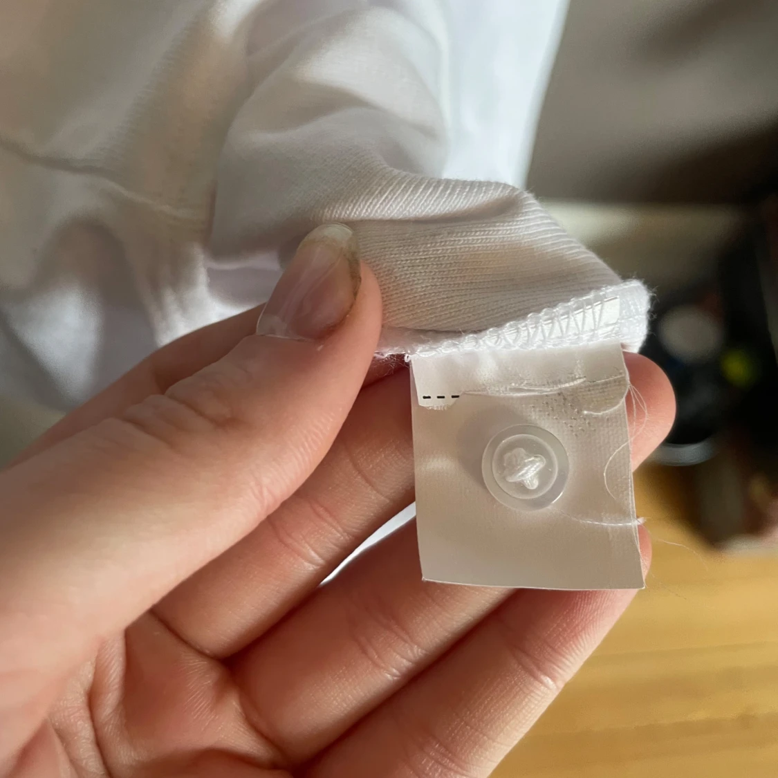 Zara vit body långärmad krage strl M - 3