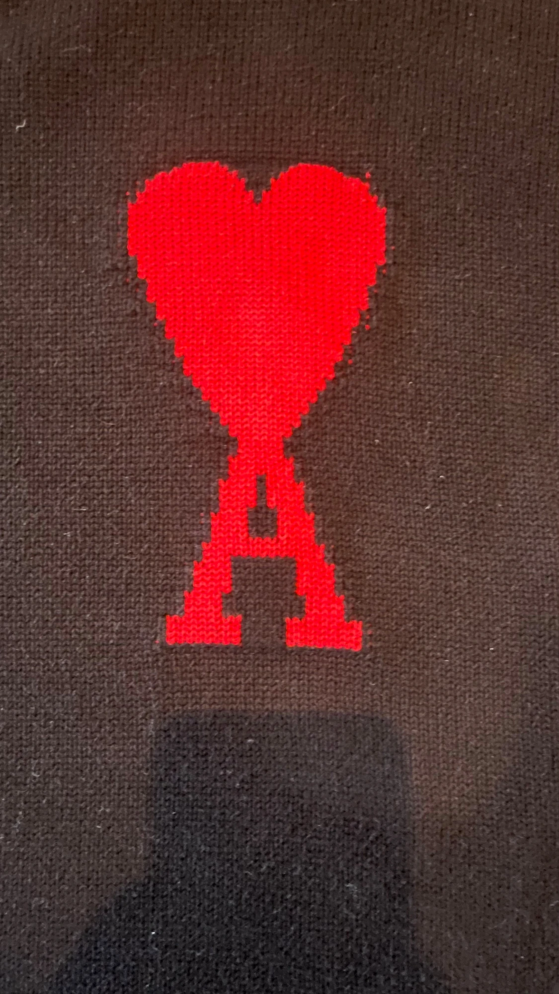 Svart stickad tröja från Ami Paris storlek M - 1