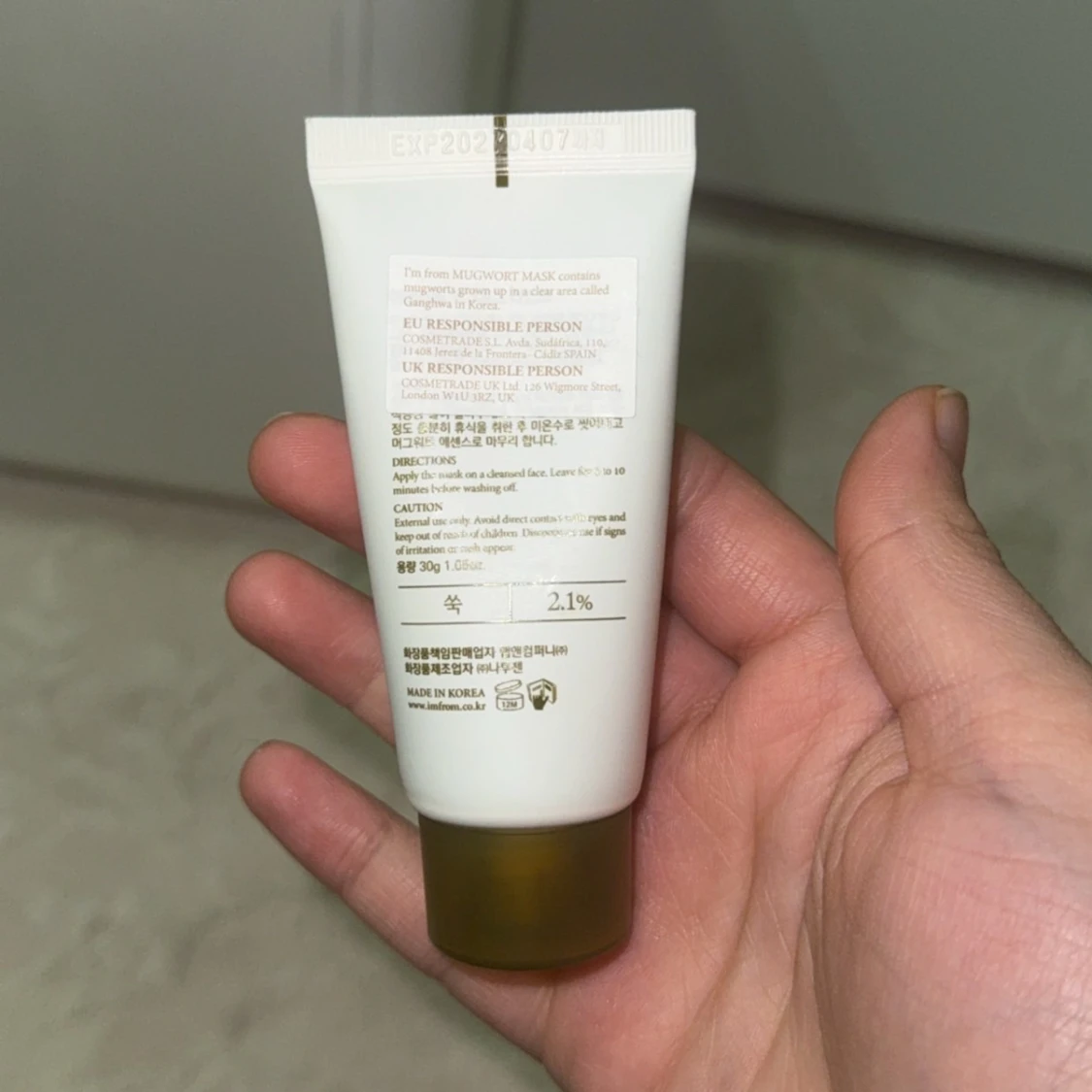 Mugwort Mask från I'm From - 1