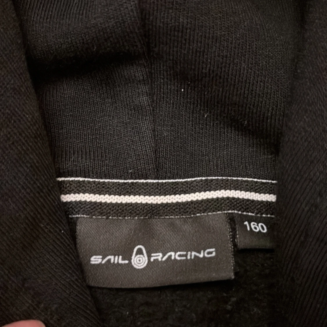 Svart Sail Racing hoodie med tryck - 2