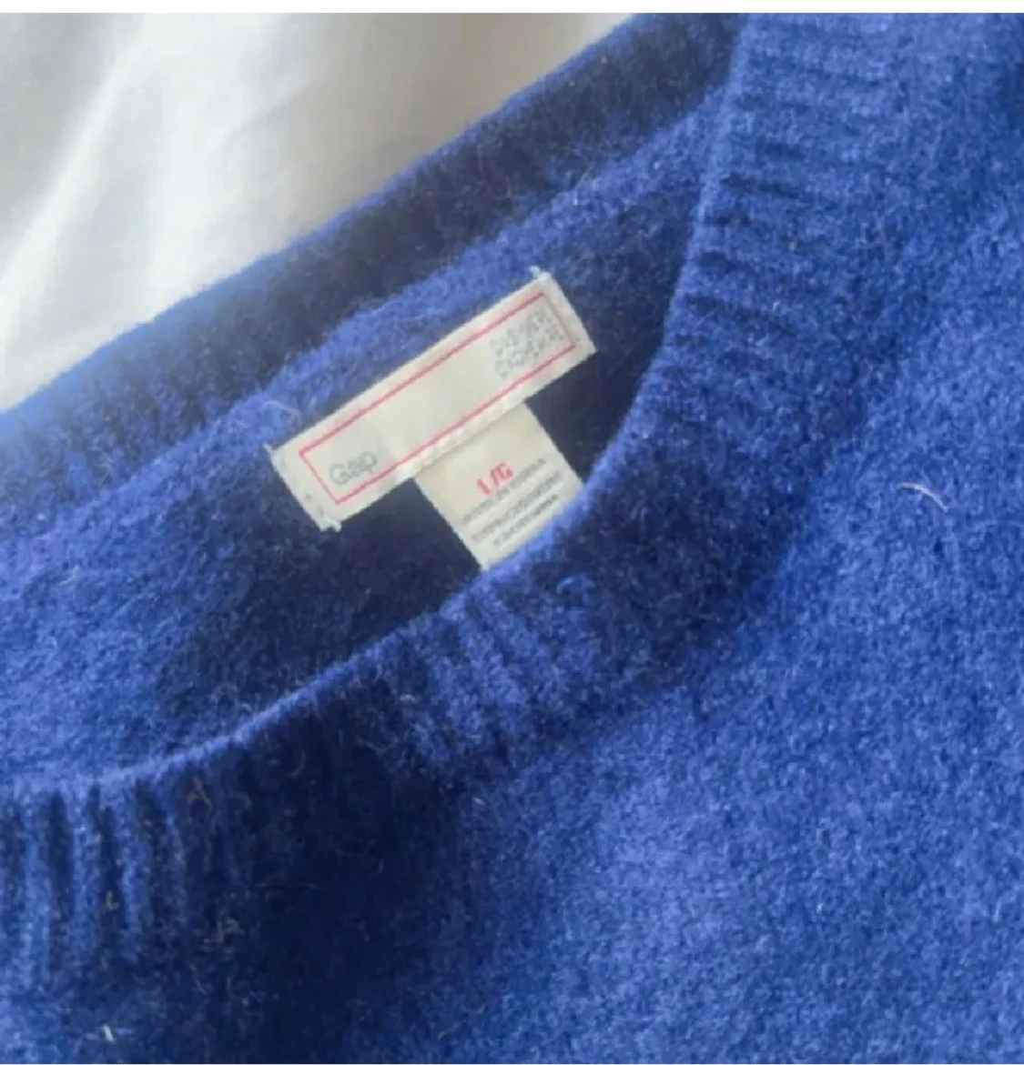 Blå stickad tröja från Gap - 1