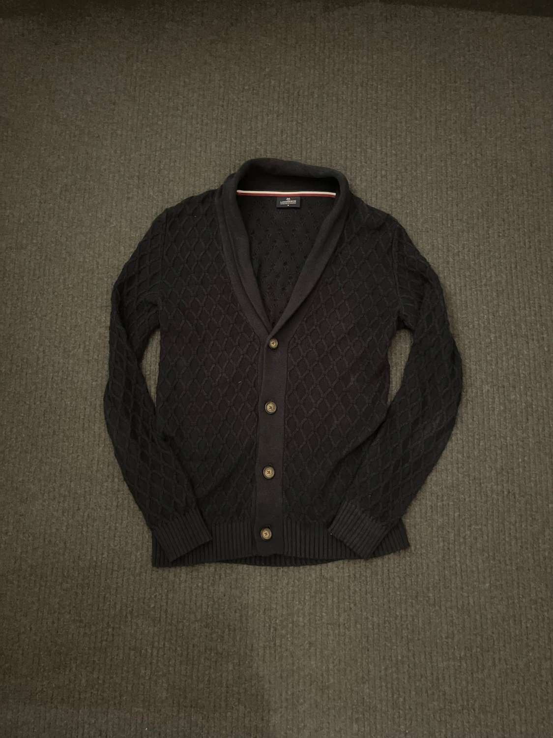 Mörkblå cardigan från Lindbergh