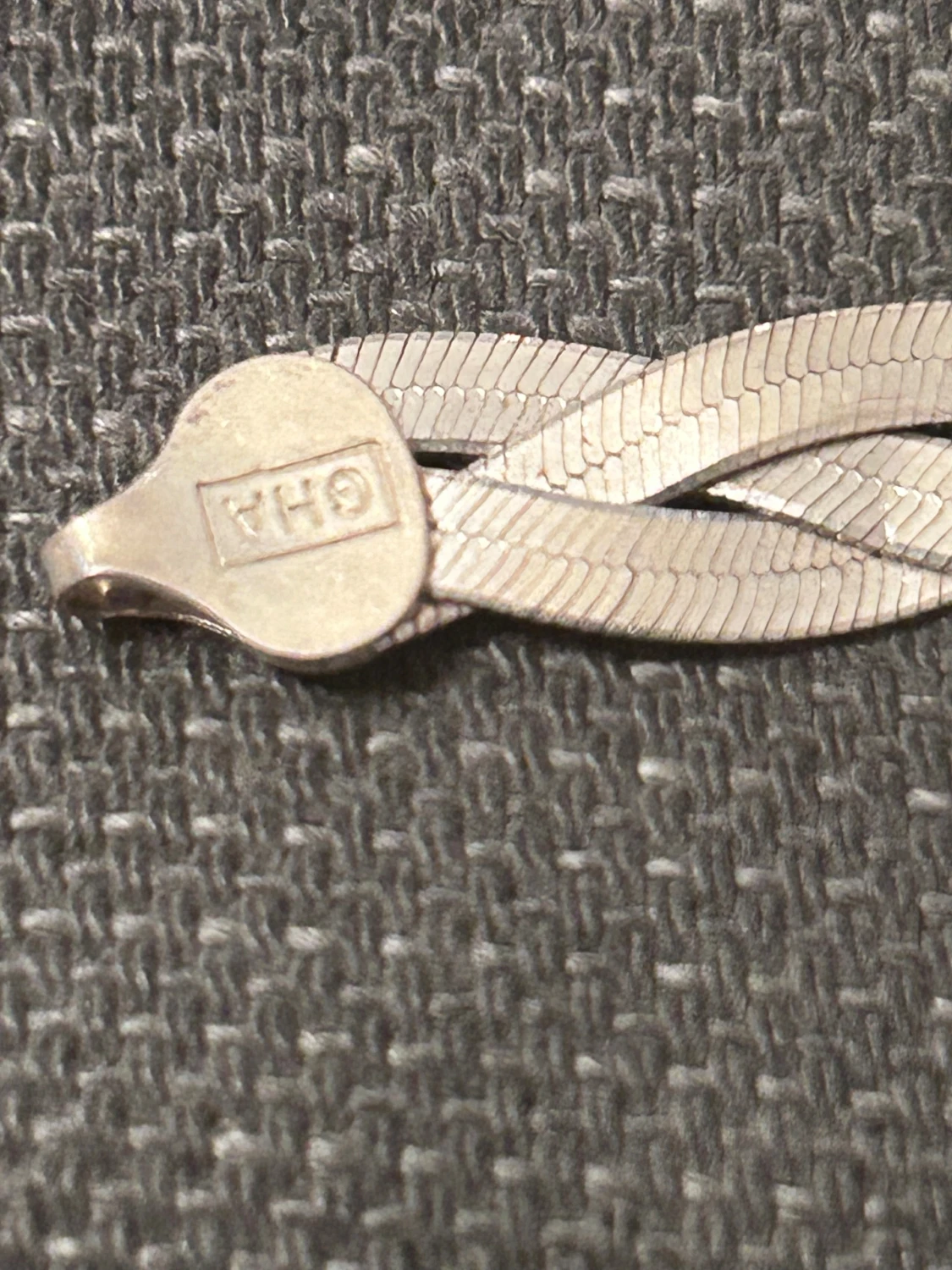 Flätat silverarmband 925 från GHA - 2