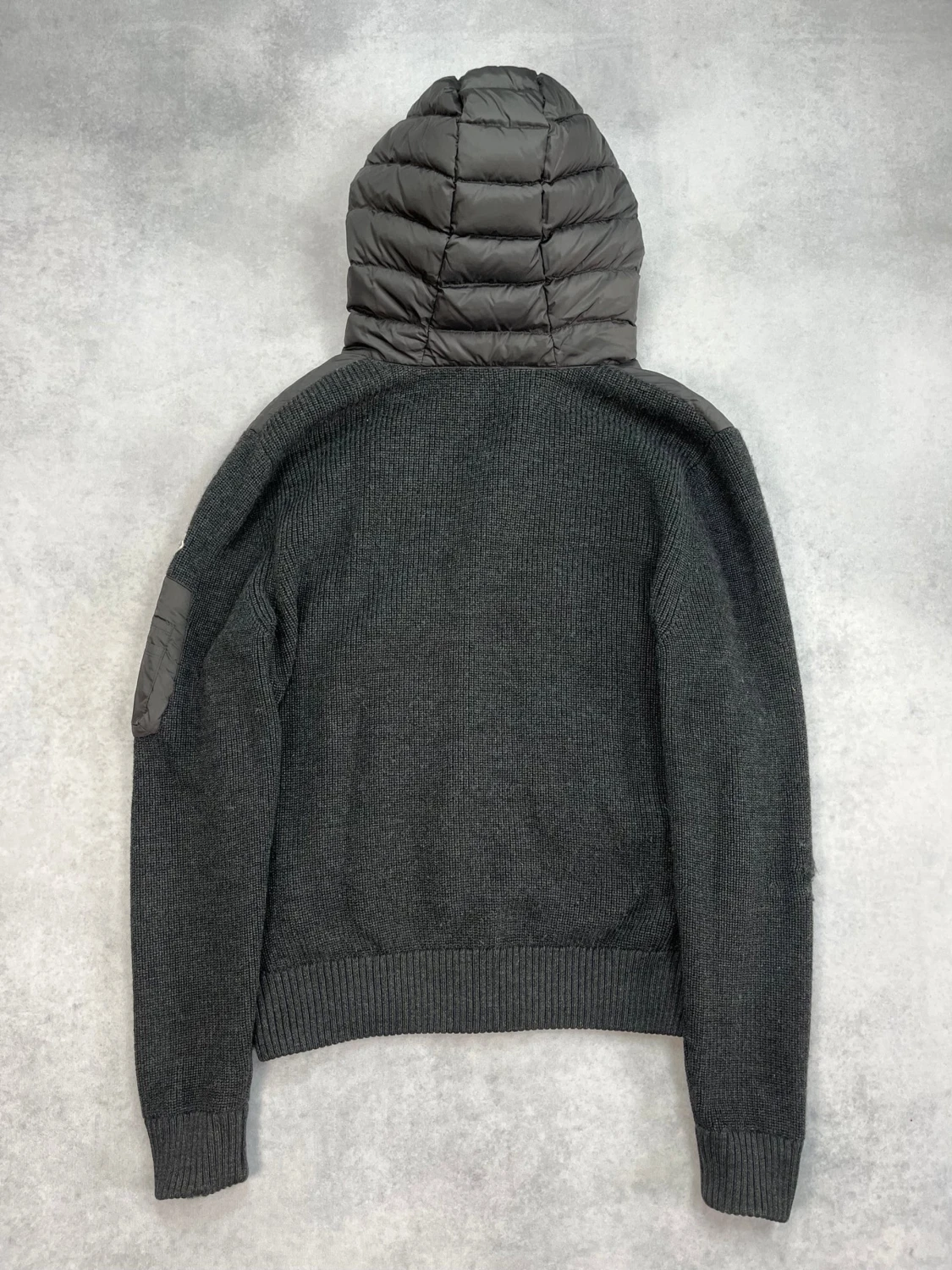 Moncler hooded cardigan jacket - 1