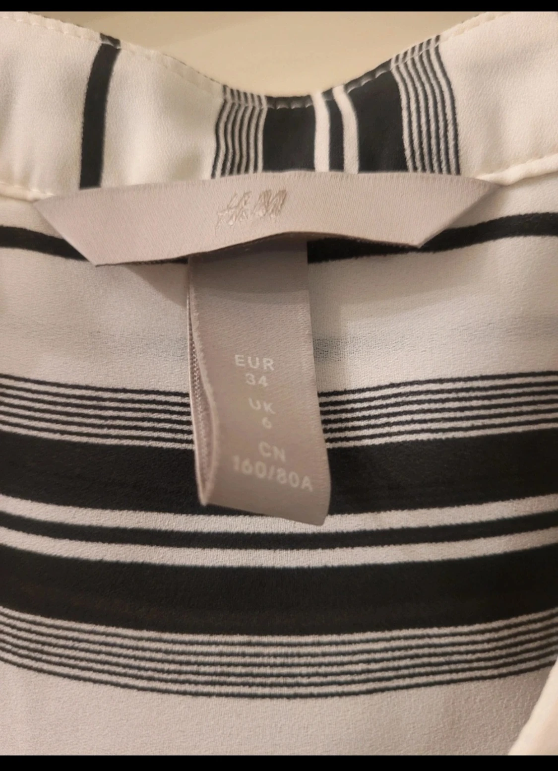 Randig ärmlös klänning från H&M - 1