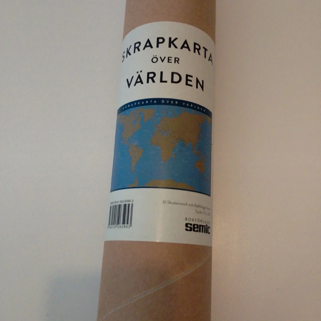 Skrapkarta över världen