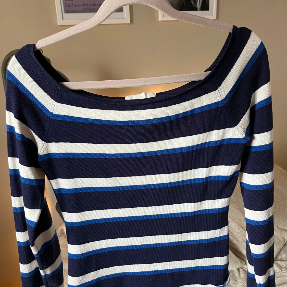 Randig långärmad topp från H&M - 4