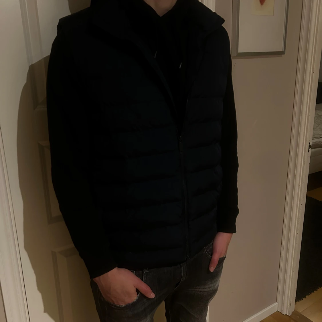 Mörkblå dunväst från Selected Homme - 1