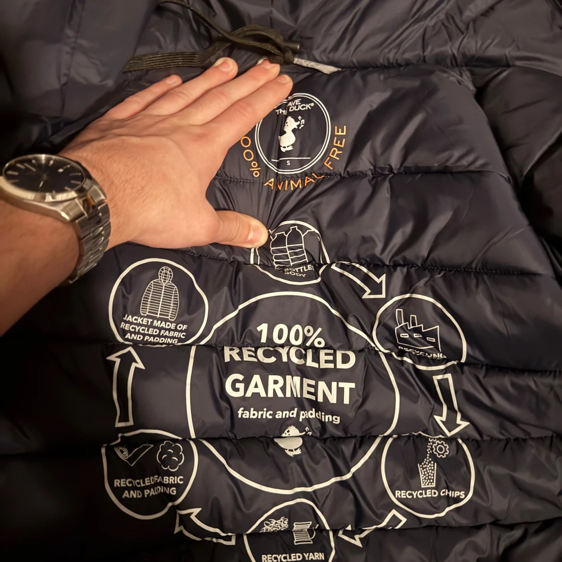 Save The Duck pufferjacka grå  - 2