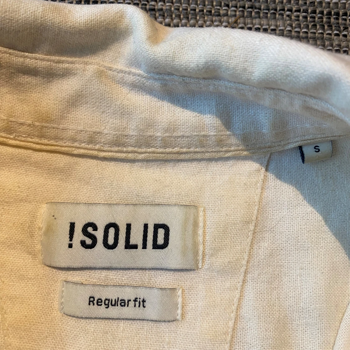 Vit kortärmad skjorta från Solid - 2