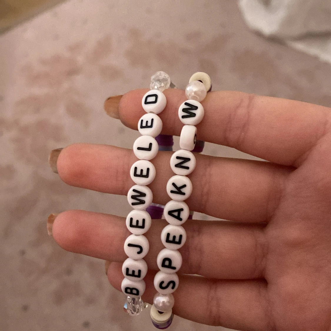 Taylor Swift pärlarmband bejeweled och speak now ✨💜✨