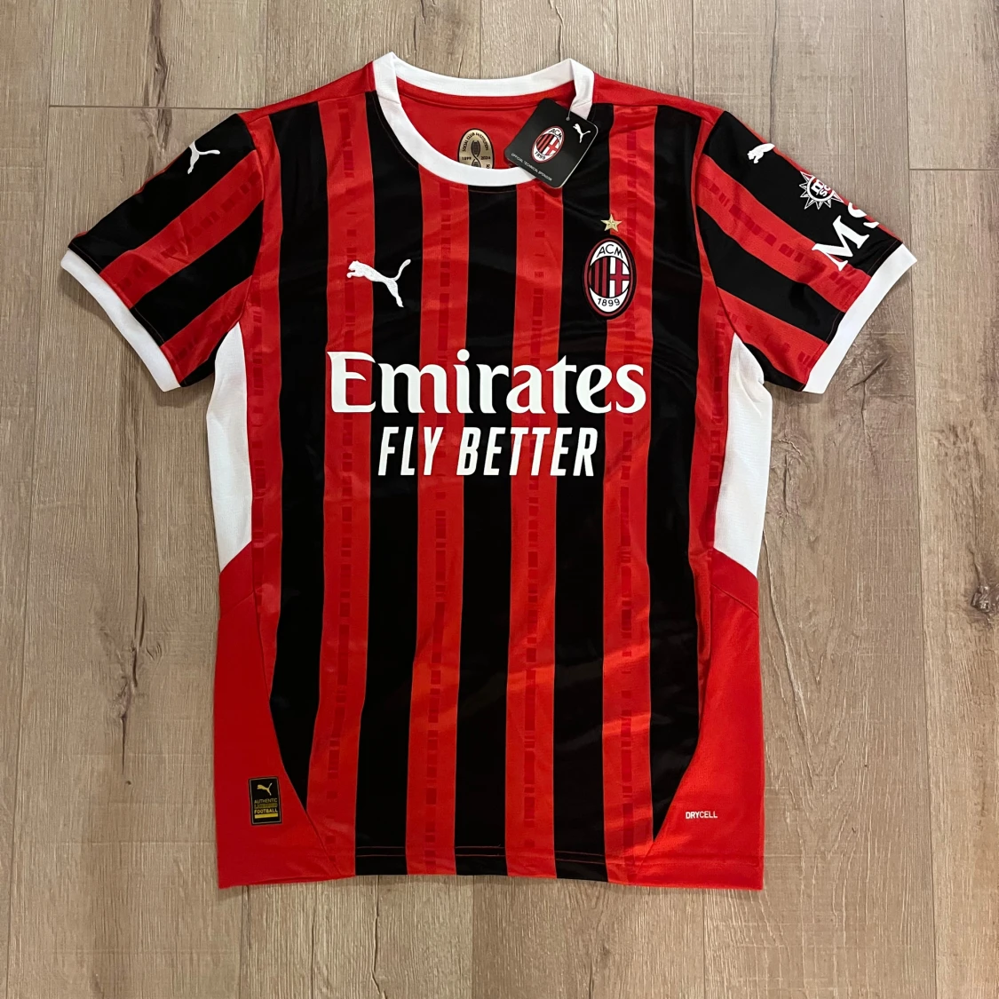 AC Milan randig fotbollströja Puma S