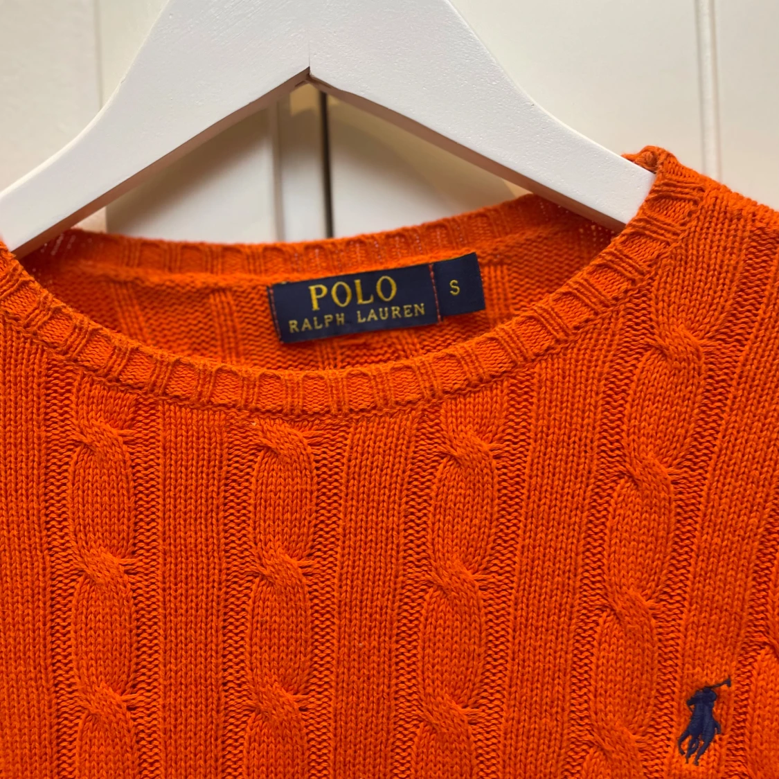 Orange kabelstickad tröja Polo Ralph Lauren - 2