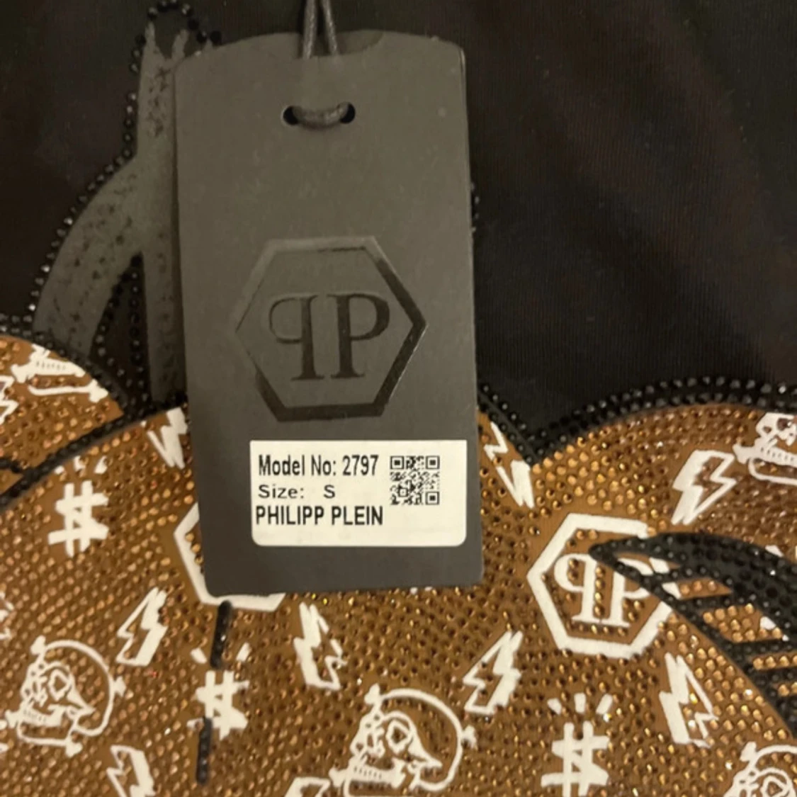 Svart Philipp Plein t-shirt med björn - 4