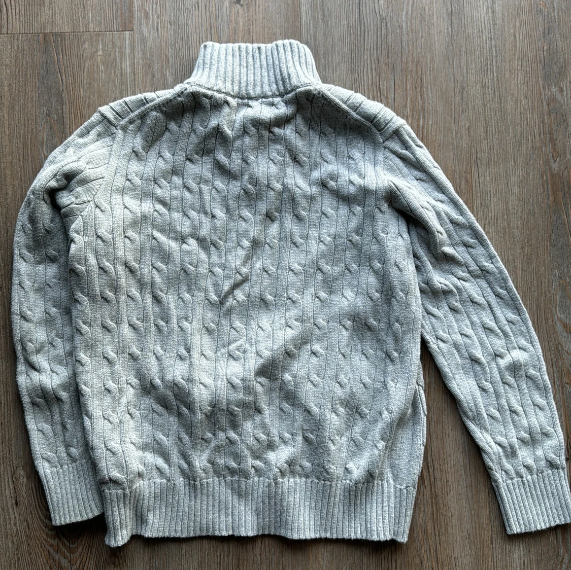 Grå stickad tröja från Polo Ralph Lauren - 2