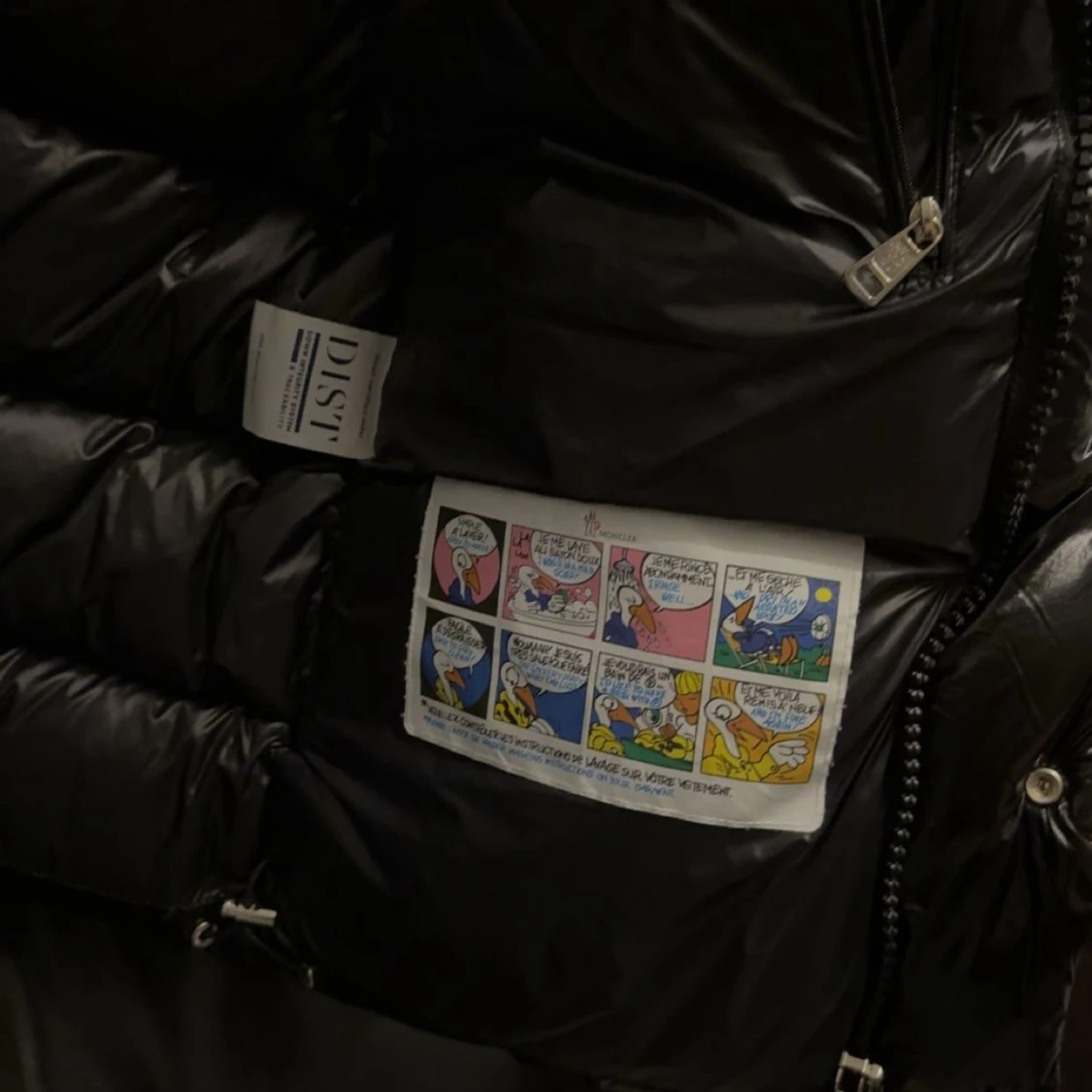 Svart Moncler pufferjacka  - 3